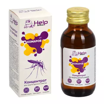 концентрат HELP от комаров на весь сезон более 20 соток 100мл