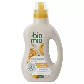 кондиционер для белья BIOMIO Апельсин и Грушевый цвет 800мл концентрат