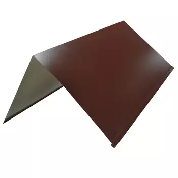 конек плоский 2000х150х150мм коричневый