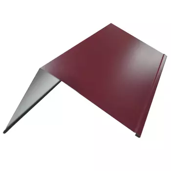 конек плоский 2000х150х150мм красный