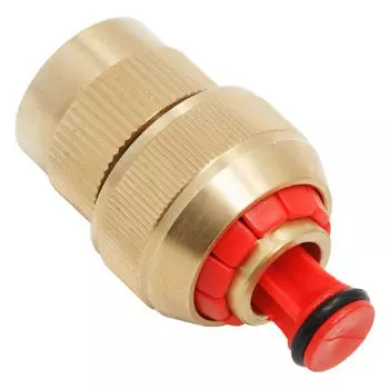 коннектор 1/2" с аквастопом латунь