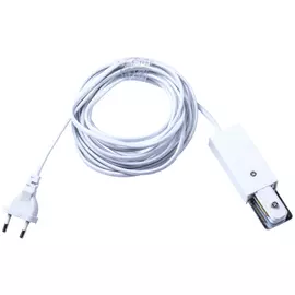 коннектор для трековой системы Track Accessories, N/AхВт N/A пластик, медь, пвх, белый