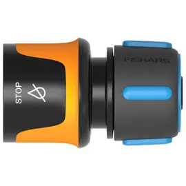 коннектор FISKARS 1/2"-5/8" с аквастопом пластик