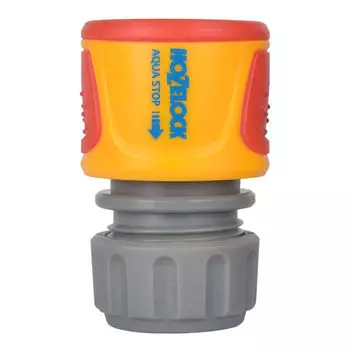 коннектор HOZELOCK Classic 1/2" с аквастопом пластик