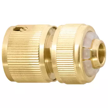 коннектор PALISAD 1/2" с аквастопом латунь