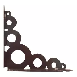 консоль декоративная, 182х182х20 мм, 15 кг, коричневый