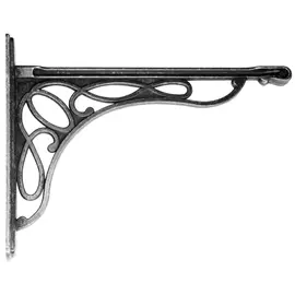 консоль декоративная Mod6, 200х150х40 мм, 20 кг, серебро, античное