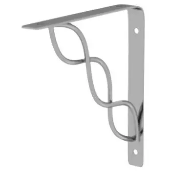 консоль декоративная Волна 200х200х20мм 10кг белый