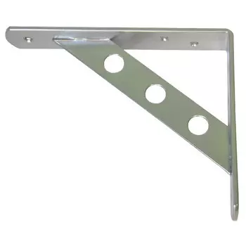 консоль силовая Альфа 125х150х24мм 30кг хром