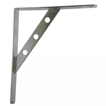 консоль силовая Альфа 200х250х24мм 40кг хром