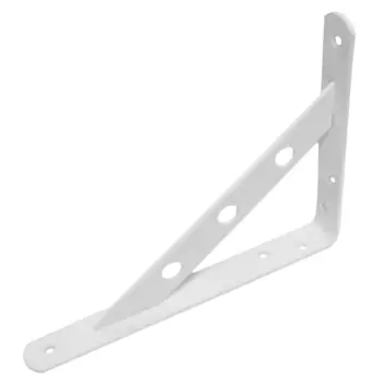 консоль силовая Альфа 250х350х28мм 50кг белый