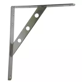 консоль силовая Альфа, 300х225х28 мм, 5 кг, хром