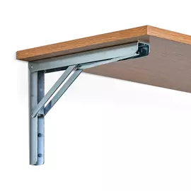 консоль складная VORMANN Multi-Line, 400х270х36 мм, 200 кг, оцинкованная сталь