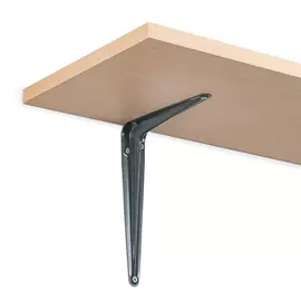 консоль VORMANN, 350x300х48 мм, 55 кг, цвет: черный