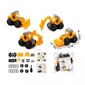 конструктор Трактор с игрушечной отверткой