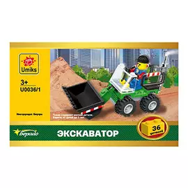 конструктор Umiks, Стройтехника, 8,5х14 см