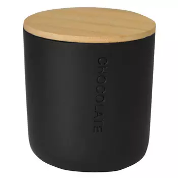 контейнер для аксессуаров SIBO Turin полирезин бамбук черный