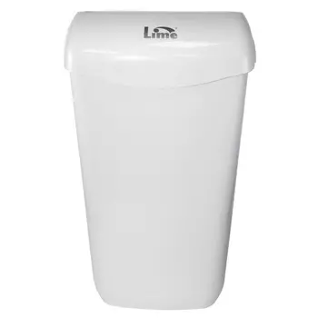 контейнер для мусора LIME 11л белый пластик