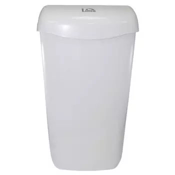 контейнер для мусора LIME 23л белый пластик