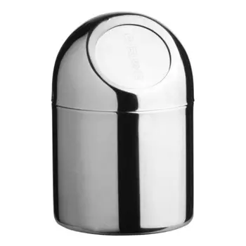 контейнер для мусора WALMER 1,3л косметический сталь