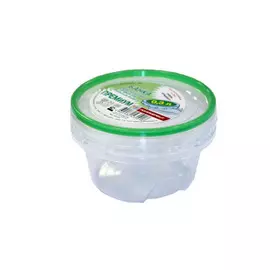 контейнер для продуктов, 0,3 л, 6х10 см, с герметичной крышкой, пластик