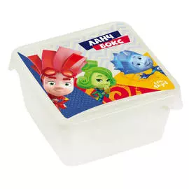 контейнер для продуктов LITTLE ANGEL Фиксики 0,45л 11,5х11,5х6см пластик