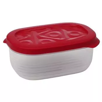 контейнер для продуктов ПОЛИМЕРБЫТ Flexo 0,65л 16х10х6,8см прямоугольный пластик