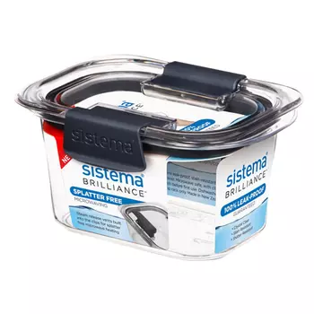 контейнер для продуктов SISTEMA 0,38л 9х14х7см 2 замка герметичный тритан