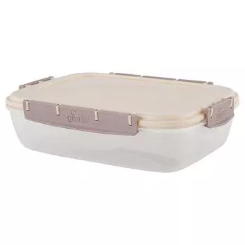 контейнер для продуктов SUGAR&SPICE 1,8л 24х17,5х7см прямоугольный пластик бежевый