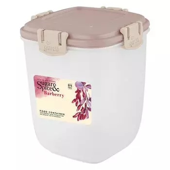 контейнер для продуктов SUGAR&SPICE Barberry 0,9л квадратный пластик латте