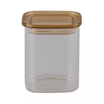 контейнер для продуктов TODELIA High tech 0,85л квадратный стекло, пластик