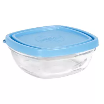 контейнер DURALEX Freshbox 0,15л 9x9х4см квадратный стекло, пластик