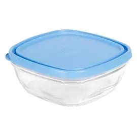 контейнер DURALEX Freshbox 0,61л 14x14х5,8см квадратный стекло, пластик