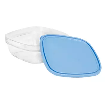 контейнер DURALEX Freshbox 2л 20x20х7,9см квадратный стекло, пластик