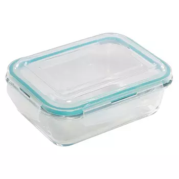 контейнер MALLONY Diafano 1л 20,5х15,4х7,2см прямоуг. жаропр.стекло,пластик,силикон