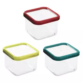 контейнер POLIMERBYT Cubbo 0,6л 8х11,2см квадратный пластик