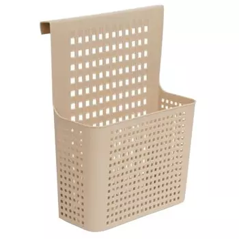 контейнер VIOLET Лофт 9x24,5x31см навесной на дверцу пластик латте