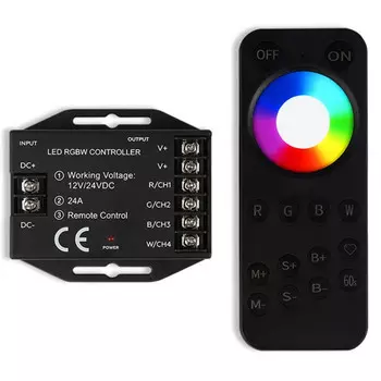 контроллер AMBRELLA RGBW 288-576Вт 12-24В IP20 пульт сенсорный