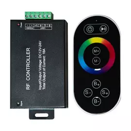 контроллер FERON для светодиодной ленты с п/у черный 432Вт 12В 12А IP20