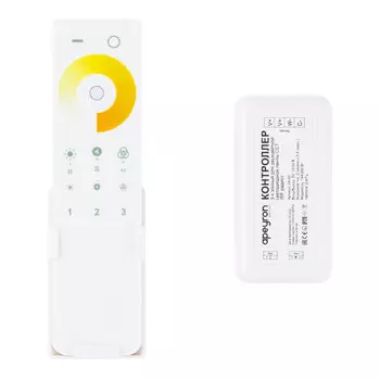 контроллер и 3-х зонный сенсорный пульт APEYRON ССТ 12/24В 144/288Вт 2 канала х 6А IP20