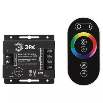 контроллер RGB ЭРА 288-576Вт 12-24В IP20 радио пульт сенсорный