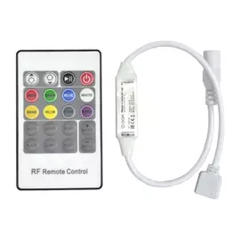 контроллер RGB OGM 12/24В, 72/144Вт, 3х2А, радио пульт кнопочный