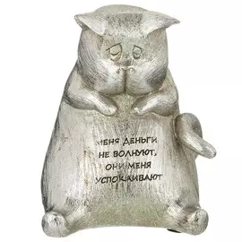 копилка LEFARD Фьюжн Кот 11,5х12,5х14см полистоун