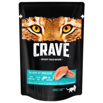 корм для кошек Crave Лосось 70г