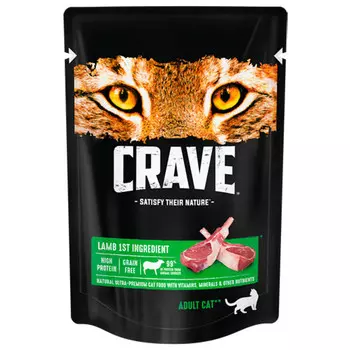 корм для кошек Crave Ягненок 70г