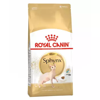 корм для кошек ROYAL CANIN SPHYNX ADULT 400г от 12мес. для породы сфинкс