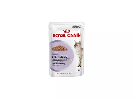 корм для кошек ROYAL CANIN в соусе 85г для стерилизованных