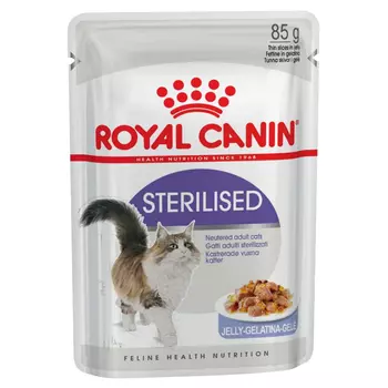 корм для кошек ROYAL CANIN в желе 85г для стерилизованных