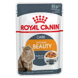 корм для кошек ROYAL CANIN в желе 85г от 12мес. для поддержания красоты шерсти и кожи