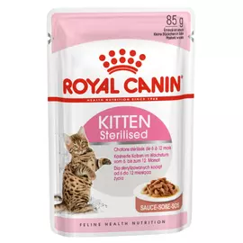 корм для котят ROYAL CANIN в соусе 85г 6-12мес. для стерилизованных